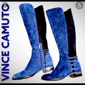 NWOT Vince Camuto Size 8 Blue Palomi Tall Boot